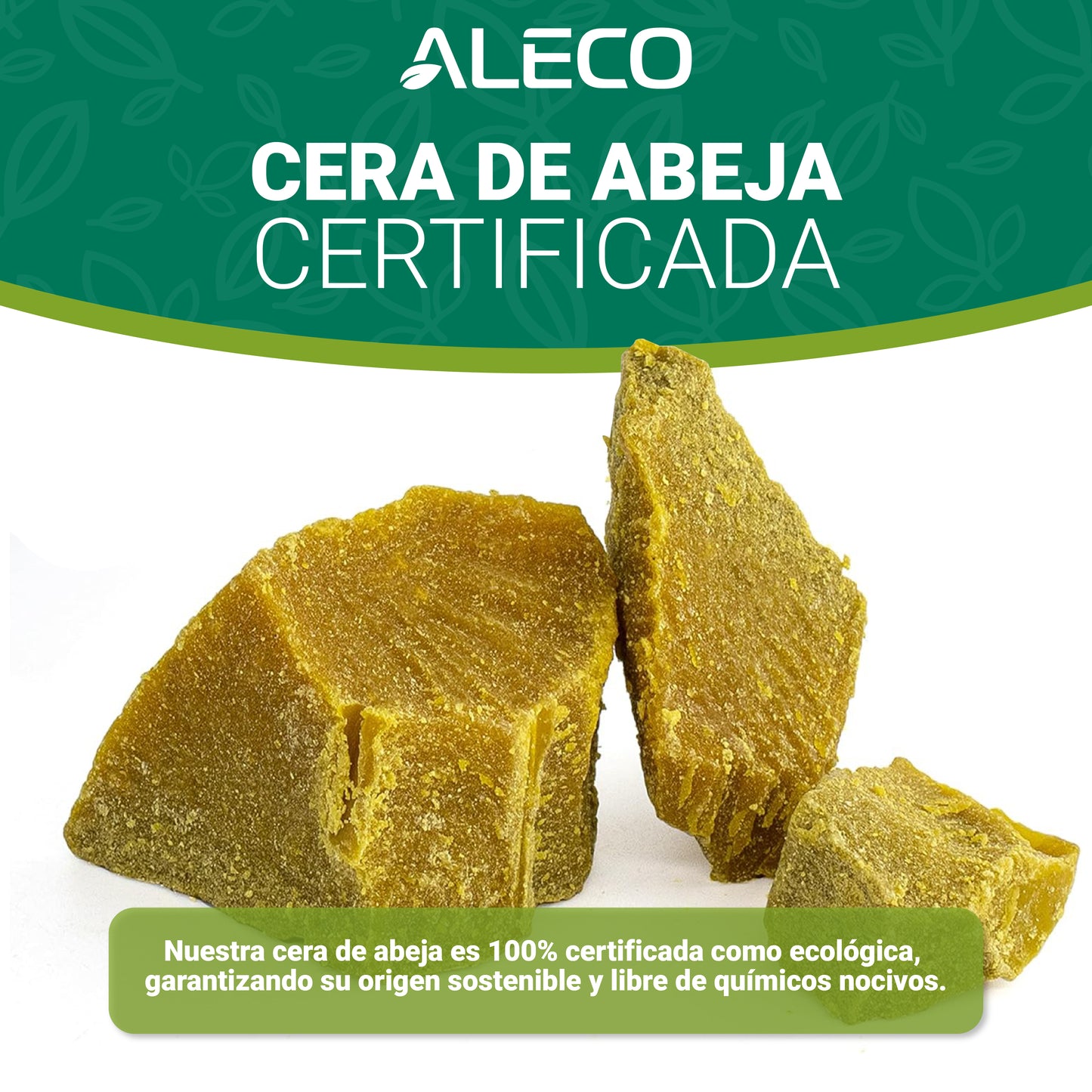 Pure National Beeswax: ECO, Certified, Ideal for Natural Cosmetics and Candles 